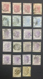 MOMEN: HONG KONG SG #28-31 CROWN CC 1880 USED £840 LOT #65120