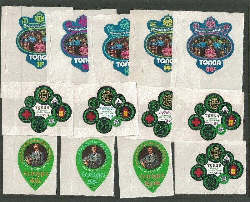 1974 Tonga Girl Guides self-adhesive