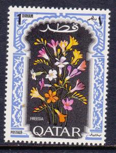 Qatar 214 Mint OG 1970 Flowers
