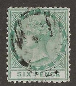 Dominica Sc #2 6p green used FVF