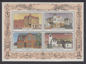 South West Africa 482a Architecture Souvenir Sheet MNH VF