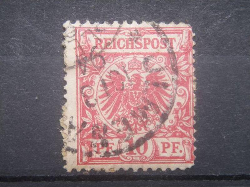 GERMANY, Empire, 1889, used 10pf,  Scott 48