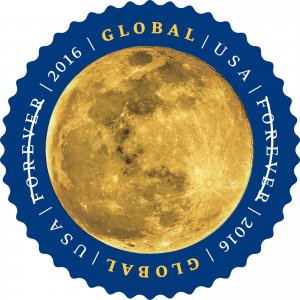 2016 $1.15 Global International Forever: The Moon Scott 5058 Mint F/VF NH