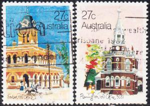 Australia  #832-838 Used Set