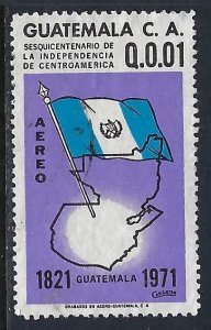 Guatemala C468 VFU MAP FLAG Z3-255-1