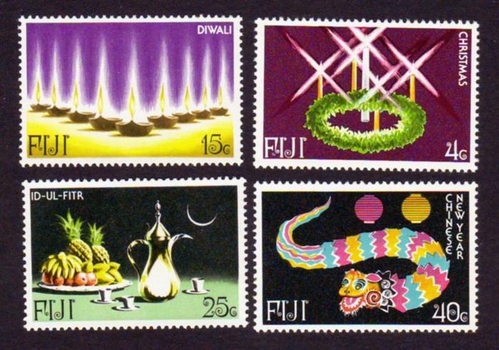 Fiji 1978 SG#560-3 Set of 4 Religous Festivals MINT-Hinged.