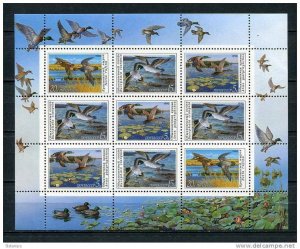 Russia 1990 Sheet  Sc 5906-8 Mi 6099-1  MNH (Kleinbogen)  Ducks