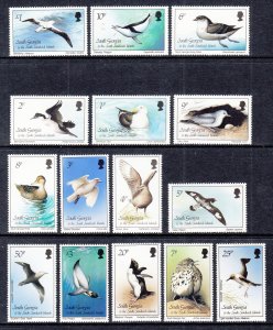 South Georgia 109-123 Birds MNH VF