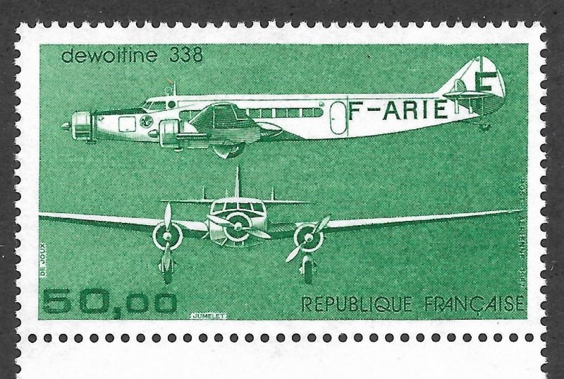 Doyle's_Stamps: Pristine 1987 MNH French 50 Franc Airmail Scott #C59**