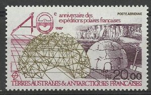 1987 French Antarctic Territory 231 40 years of the French polar expedition 13,0