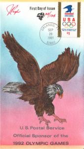 #2539 Olympic Rings Pugh FDC