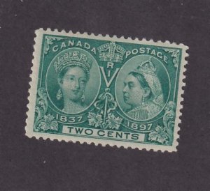 CANADA # 52 VF-MNH 2cts JUBILEE CAT VALUE $150 (Tiny Perf ThIn)