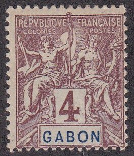 Gabon Sc #18 Mint Hinged