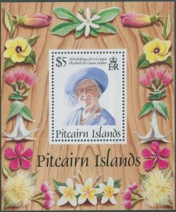 Pitcairn Islands 1995 SG478 $5 95th Birthday Queen Mother  MS MNH