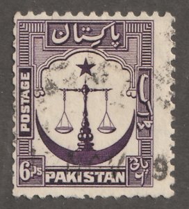 Pakistan, stamp, Scott# 25, used, single stamp,  #25