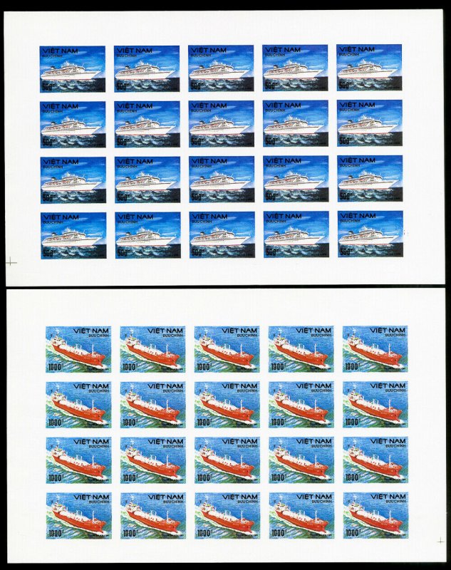 Vietnam 2158-63 Complete Set Of Stamp Sheets NH