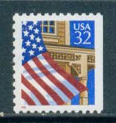 2916 32c U.S. Flag Fine MNH BPS