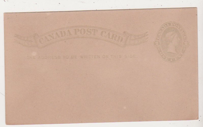 CANADA H&G # 5b Gray Scott # UX11 ?Mint - Unused Postal Card With no Typed Back