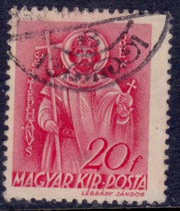 Hungary, 1939, St. Stephen, 20f, sc#544, used**