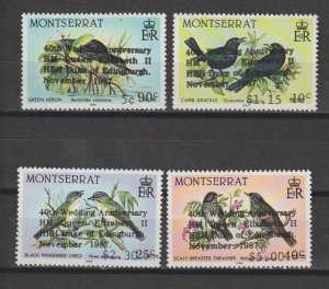 MONTSERRAT 1987 SG 739a/42a MNH