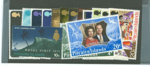 Pitcairn Islands #114-128 Mint (NH) Multiple