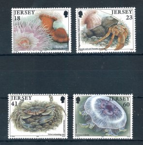 Jersey 1994 Marine Life full set of stamps. MNH. Sg 670-673 