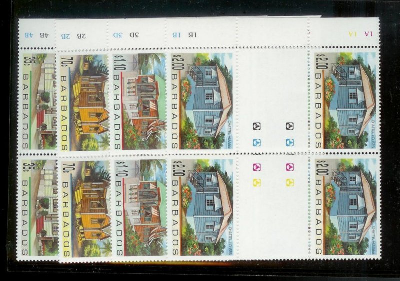 BARBADOS (26) All Diff Plate & Gutter Block Complete Sets All Mint Never Hinged