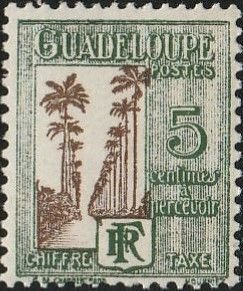 Guadeloupe , #J27 Unused , From 1928