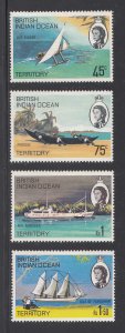 British Indian Ocean Territory Scott #35-38 MH