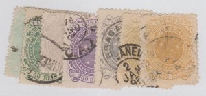 Brazil Scott #99-100-101,103-104-105,108 Stamp - Used Set