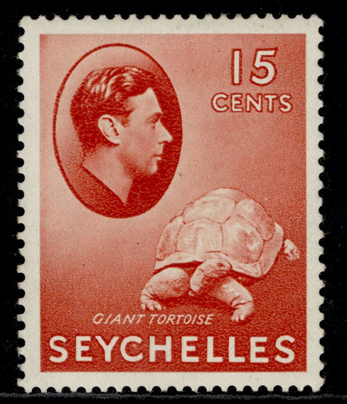 SEYCHELLES GVI SG139a, 15c brown-carmine, M MINT. Cat £28. 