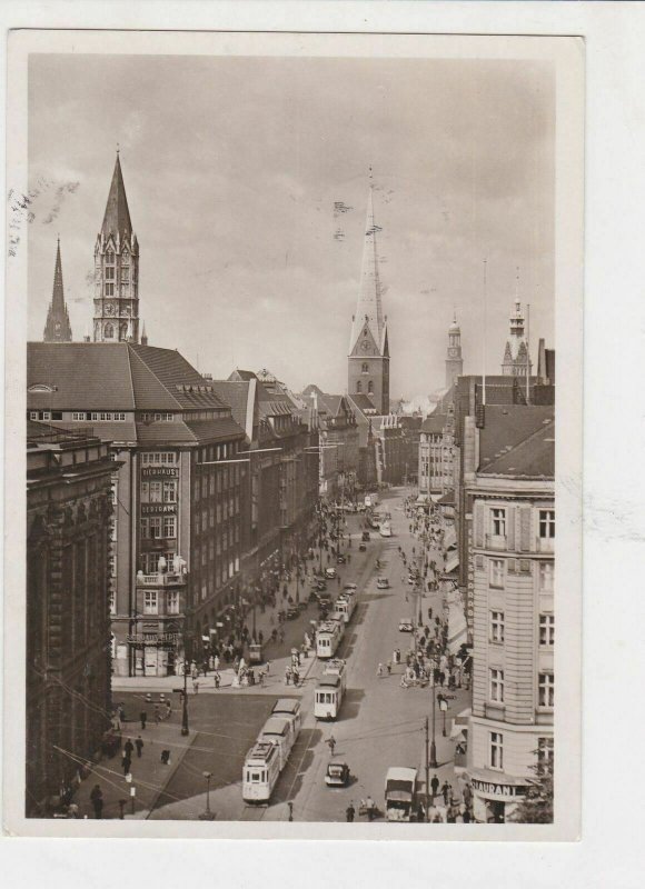 German  1948 Hamburg Photo and Cancel Two stamps stamps card ref R 16319