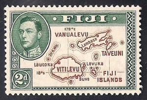 Fiji #120 2p Fiji Island Stamp mint OG NH EGRADED XF 89 XXF