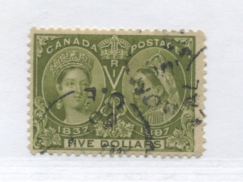 Canada 1897 Jubilee $5 nice used