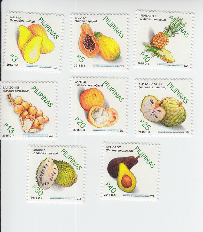 2015 Philippines Fruits (8) (3571//3582) MNH
