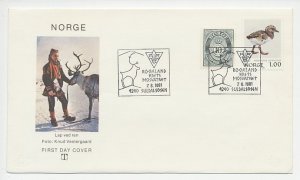 Cover / Postmark Norway 1981 Scouting - Reindeer