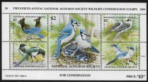 National Audubon Society Wildlife Conservation Stamps 2004 - Jays