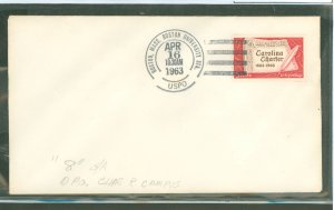 US 1230 Boston, MA, Boston University, Boston University Station, Open Feb 15-May 31, 1963-Favor cancel