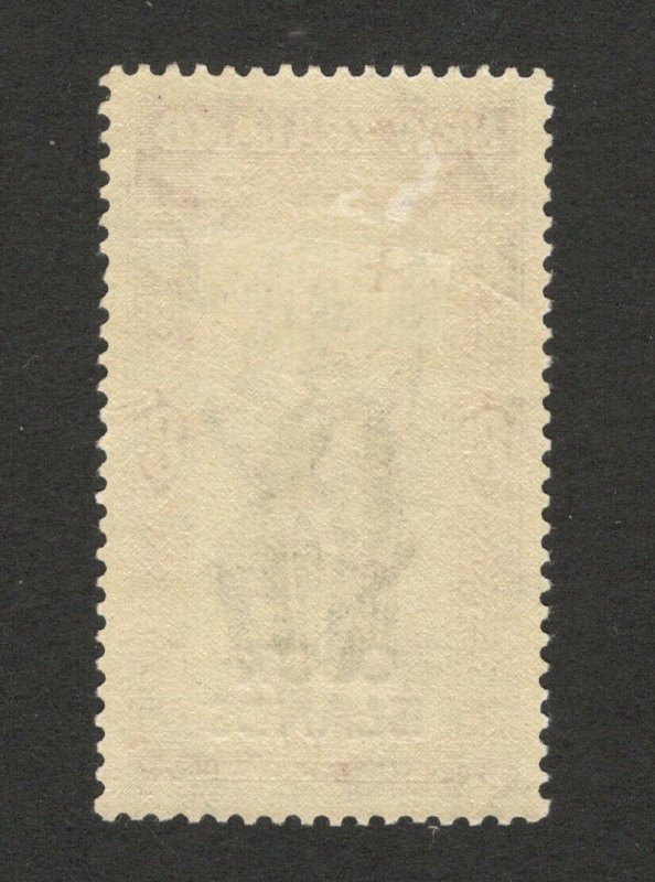 COOK ISLANDS - MH STAMP, 8 D  - OVERPRINT ON NEW ZEALND STAMP , PRE-DECIMAL
