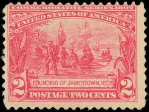 US SCOTT #329, Mint-OG-NH, SCV $90.00! Can't Beat The Price!