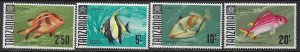 Tanzania 31-34 MNH 1967 high values of set (102)(ad4952)