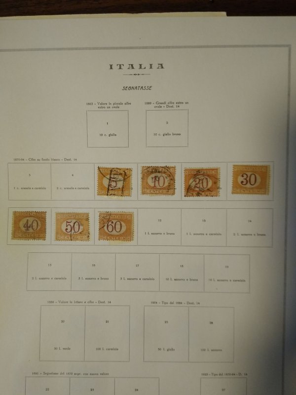 collection on pages Italy back of book to 1950s CV $100