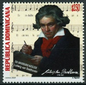 Dominican Republic 2020 MNH Music  Ludwig van Beethoven J18