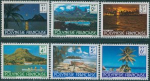 French Polynesia 1979 Sc#313-318,SG294-299 Landscapes set DELRIEU MNH