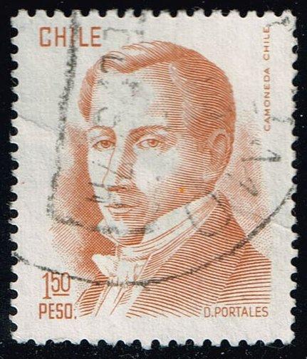 Chile #482 Diego Portales; Used (0.25)