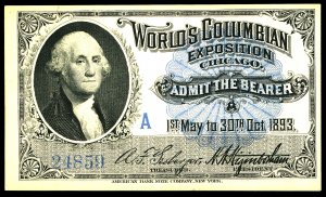 U.S. 1893 WORLD'S COLUMBIAN EXPOSITION CHICAGO