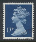 Great Britain SG X910 Sc# MH98    Used with first day cancel - Machin 17p