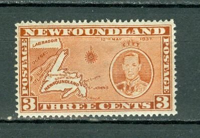 NEWFOUNDLAND 1937 MAP #234a MNH...$4.50