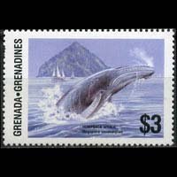 GRENADA GRENADINES 1986 - Scott# 784 Whale $3 NH