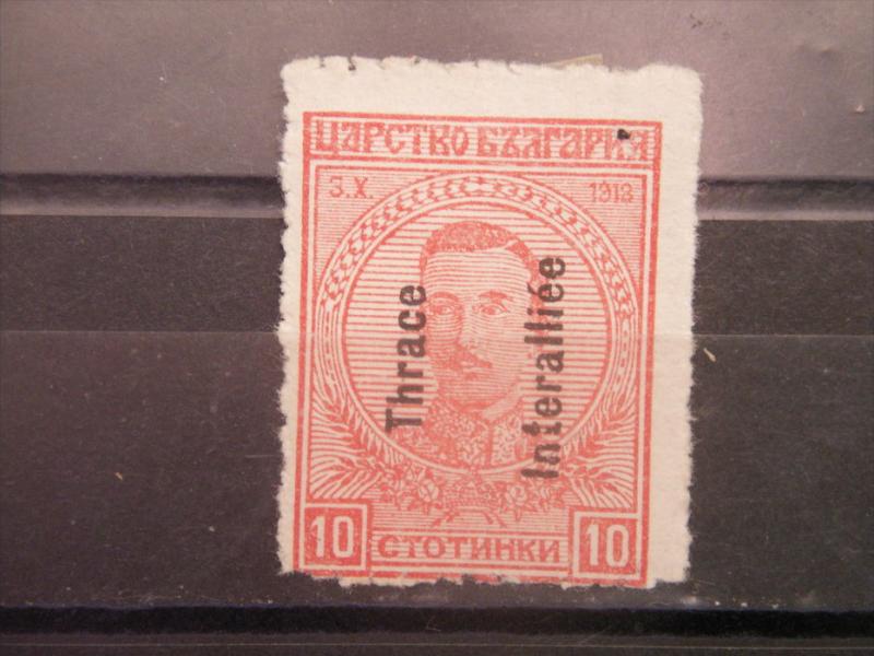 THRACE, 1920, MH 10s, Overprint Scott N17